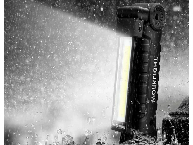 Magnetisk værkstedslampe Magnese med USB foldbar håndtag 5i1