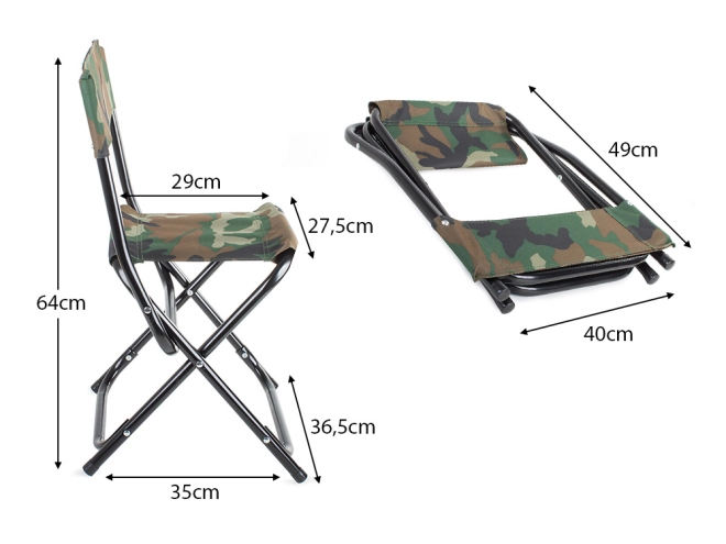 Kompakt sammenklappeligt design