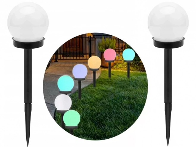 Sollys Udendørs RGB Kuglelamper