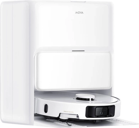 Station med automatisk tømning og selvrens