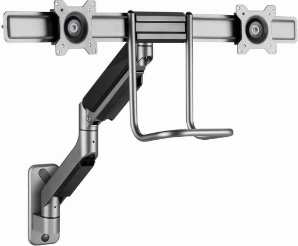 Dobbelt vægmonteret skærmholder 17-32 tommer 8 kg
