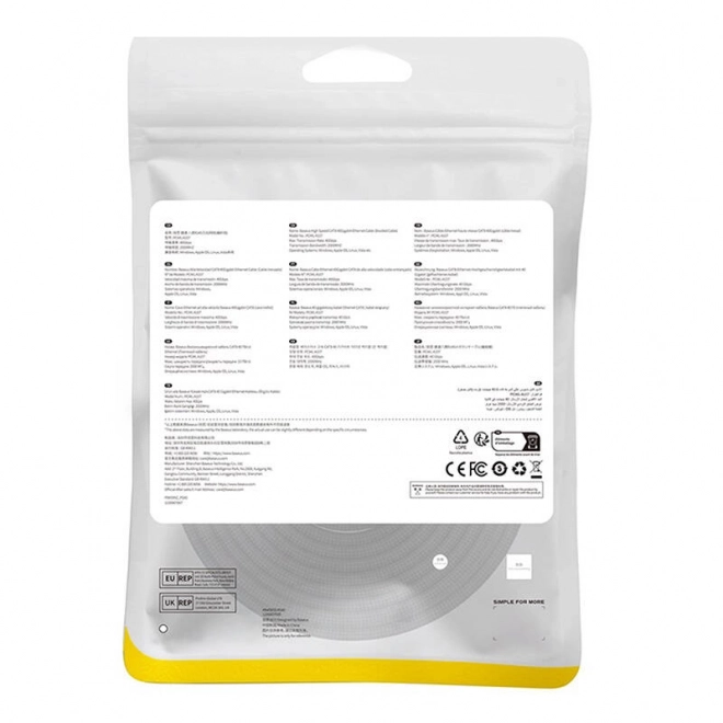Flettet Ethernet-kabel Baseus cat.8 RJ45