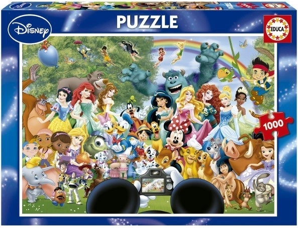 Educa puslespil Fantastiske Disney-verden II 1000 brikker
