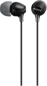 Øretelefoner med mikrofon SONY MDR-EX15AP sort