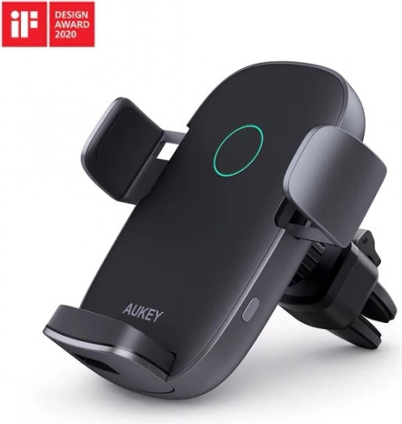 Aukey trådløs bilholder med Qi-opladning 10 W
