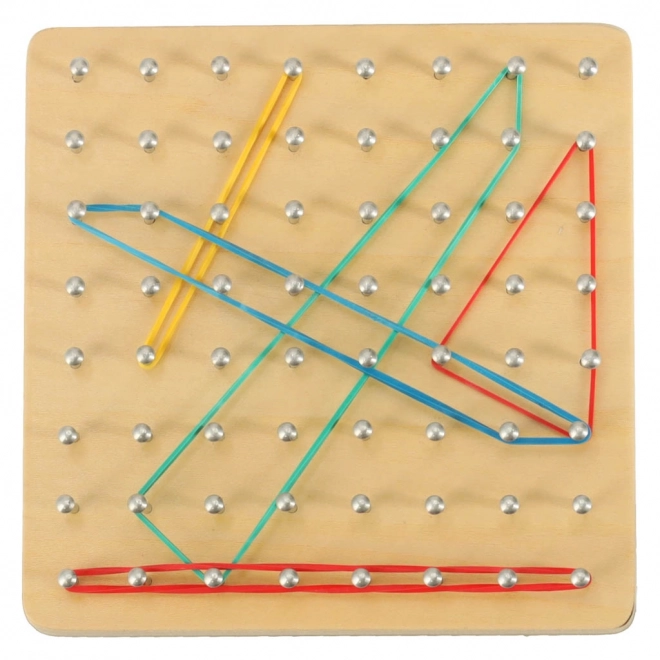 Træplade Geoboard