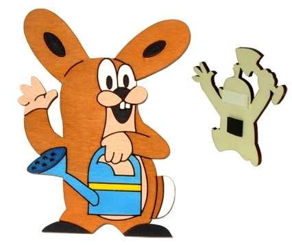 DoDo Træ dekoration magnet Krtek's ven hare