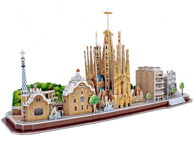 3D puslespil City Line Barcelona