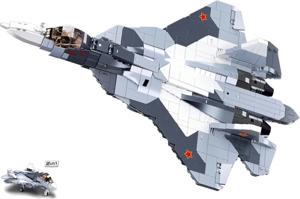 Sluban Model Bricks jetjager SU-57 2-i-1 byggesæt