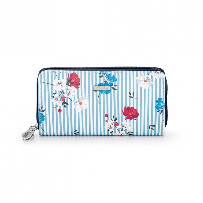 Damepung med blomsterprint Navy af MONY