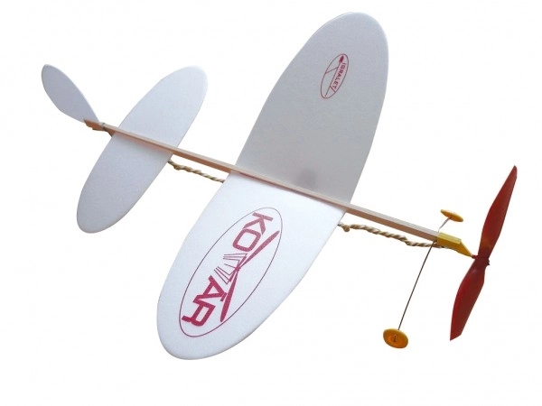 Flyvemodel Mosquito kasteplan på gummi polystyren/træ 38x31cm i pose