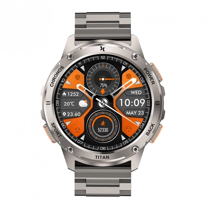 Smarte ure Titan Chronos sølv