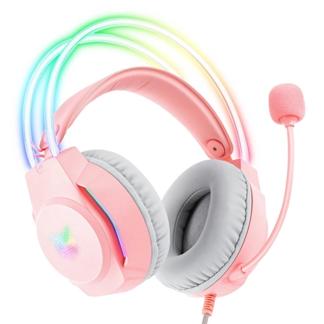 Spilhovedtelefoner ONIKUMA X26 Pink