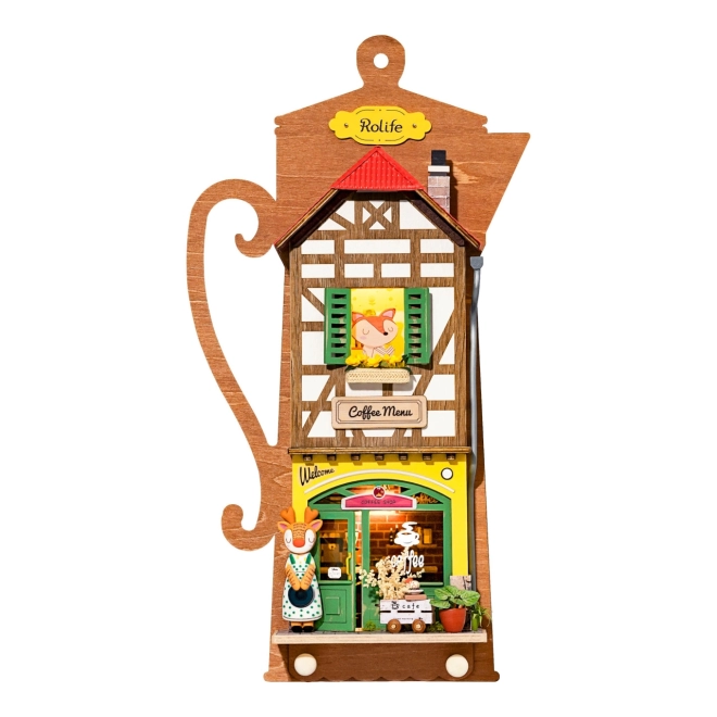 Miniature hus til ophængning Doven Café