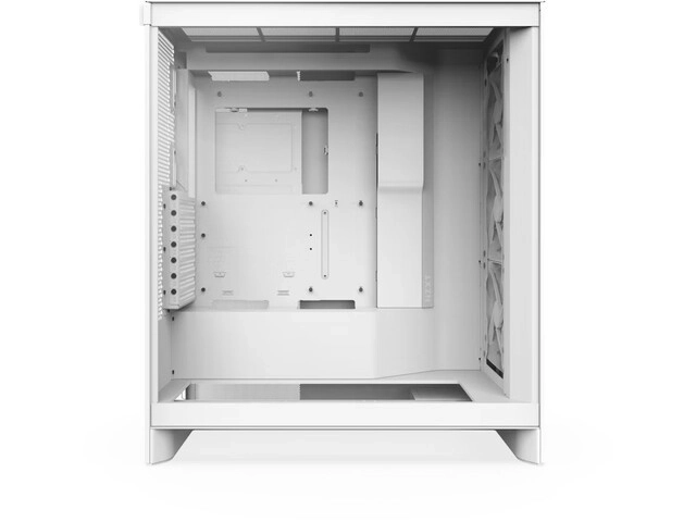 Computerkabinet H7 Flow midi tower med vindue hvid