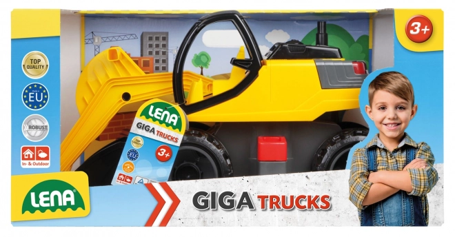 Gravemaskine Lena Giga Trucks gul-sort