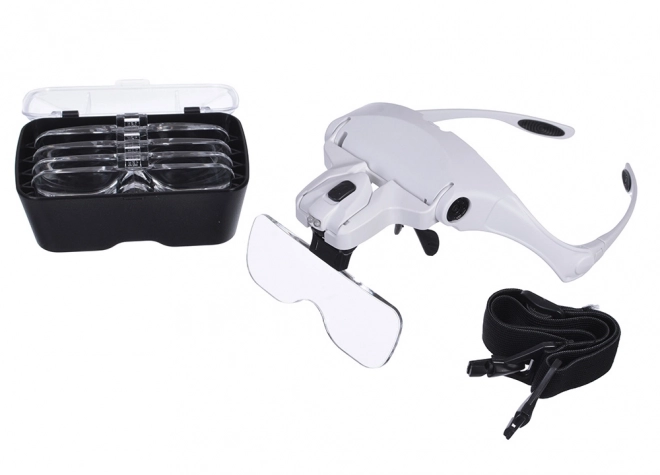 LAMPE TIL HOVEDET MED 2 LED-dioder 3,5x