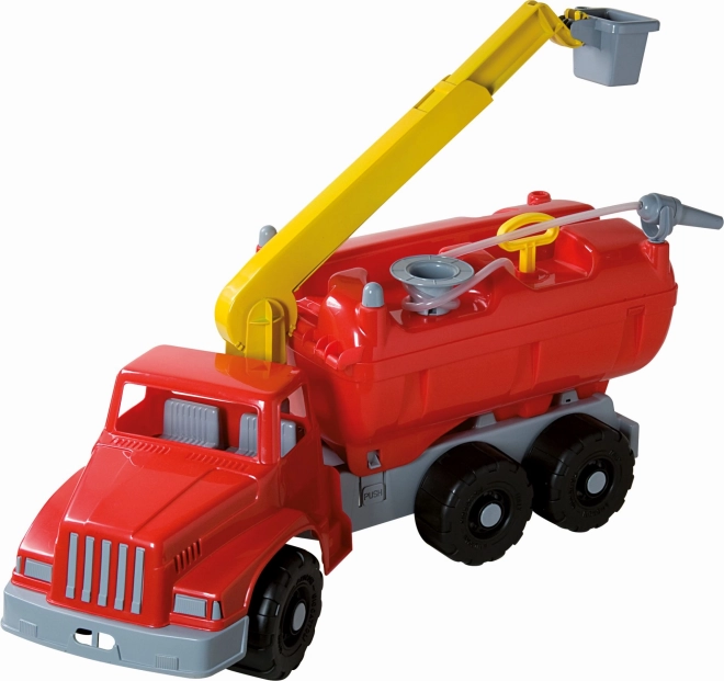 Androni Giant Trucks brandbil med platform og funktionel sprøjtepistol - længde 74 cm