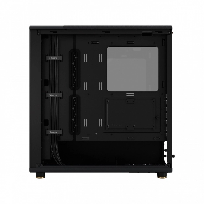 Fractal Design kabinet North sort med træelementer