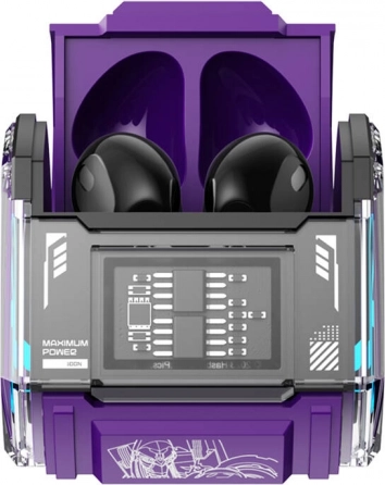 Trådløse true wireless-hovedtelefoner TRANSFORMERS – lilla