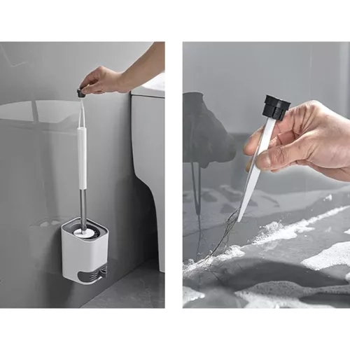 Ruhhy silikone toiletbørste til badeværelse 23808