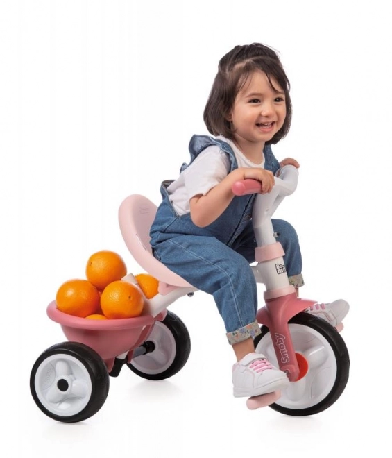 Lyserød børnetrehjulet cykel Be Move