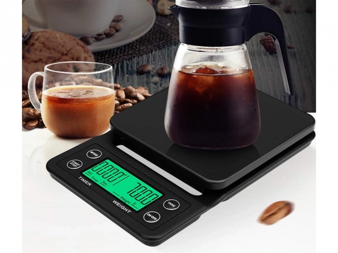 Elektronisk køkkenvægt til kaffe