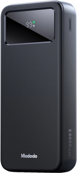 Powerbank Mcdodo med digitalt display 20000 mAh, sort