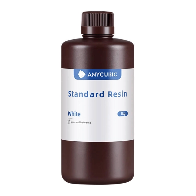 Standard hvid resin til 3D print fra Anycubic