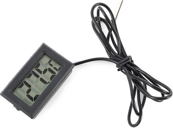 Klar LCD-skærm med store cifre