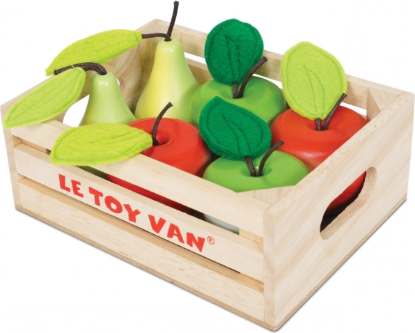 Le Toy Van trækasse med æbler og pærer