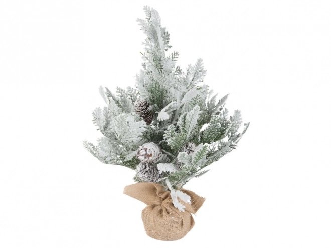 Kunstig juletræ med sneeffekter 45 cm