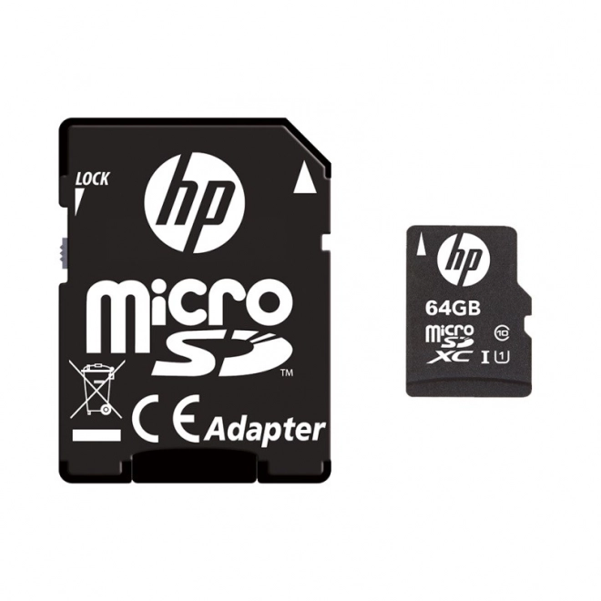 Kort MicroSDXC 64GB HP High Speed