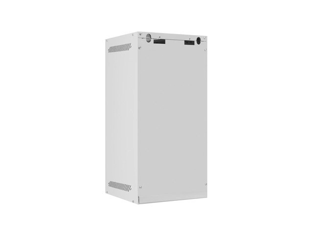 Ophængt skab 10'' 12U 280x310 grå flad pakke
