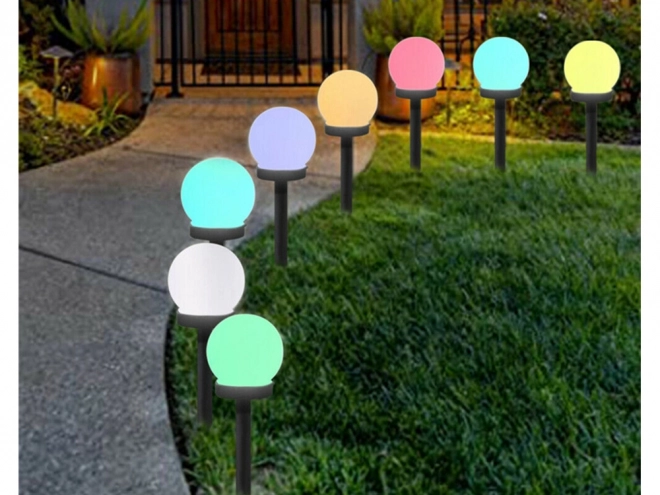Sollys Udendørs RGB Kuglelamper