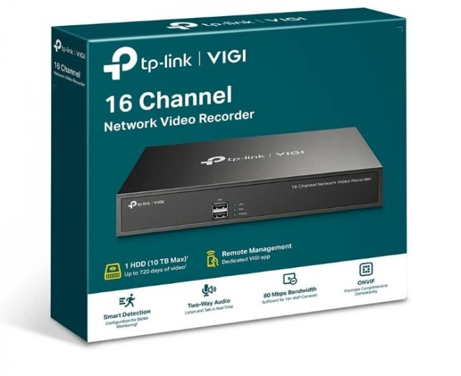 VIGI 16-kanals netværks videoptager