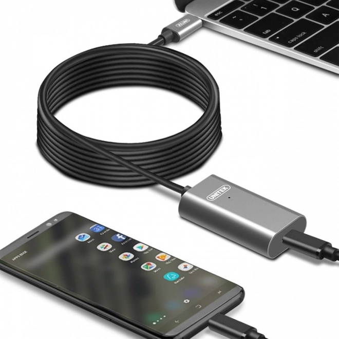 Unitek aktiv USB-C forlængerledning 5m