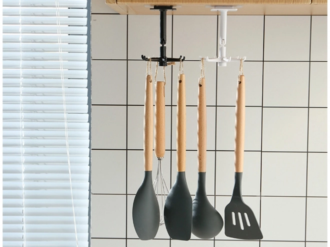 Drejelig vægorganisator til køkken og badeværelse