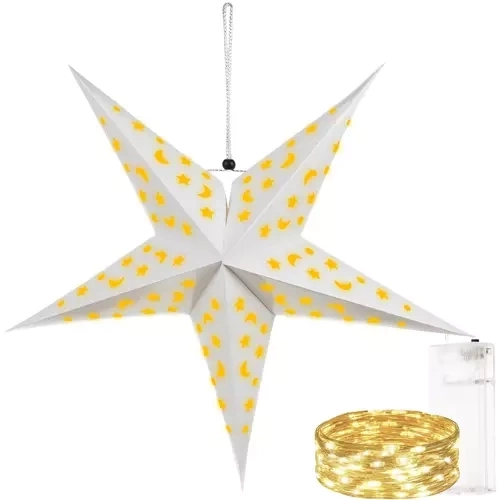 Lyspapirstjerne LED 50 cm