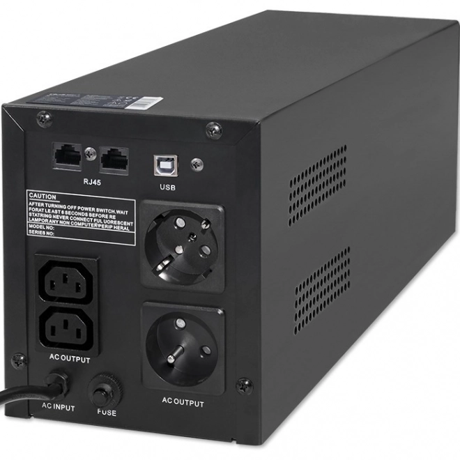 Nødkraftforsyning UPS Qoltec 2000VA 1200W