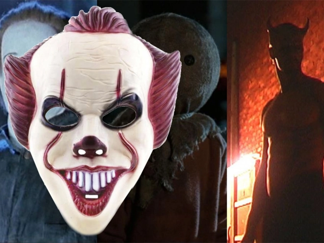 Halloween klovnemaske Pennywise
