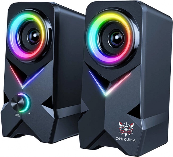 Onikuma gaminghøjttalere med RGB-belysning