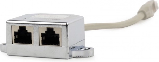 LAN-adapter RJ45 til 2× RJ45 FTP splitter