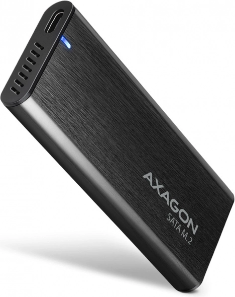 Udvendigt skrueløst aluminiumskabinet USB-C 3.2 Gen 2 til M.2 SATA SSD