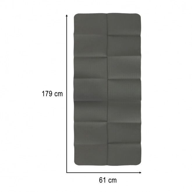 Sammenfoldelig yogamåtte til træning 183x61x0,4 cm