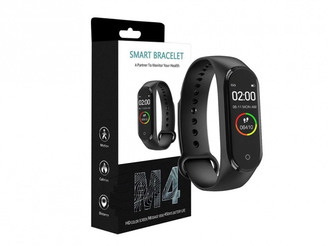 Sportsarmbånd Smartwatch med pulsmåler og skridttæller