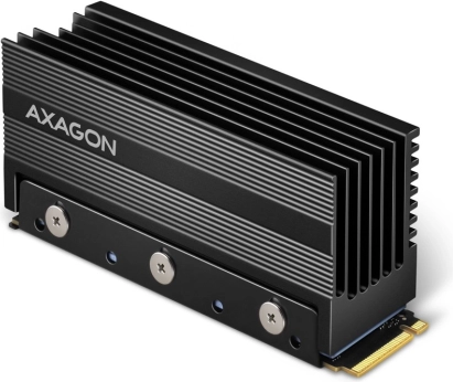 Axagon passiv aluminiums køler til M.2 SSD XL, højde 36 mm