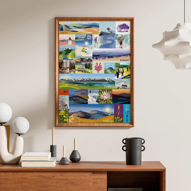 Puzzle Puzzlove Polske bjerge 1000 brikker