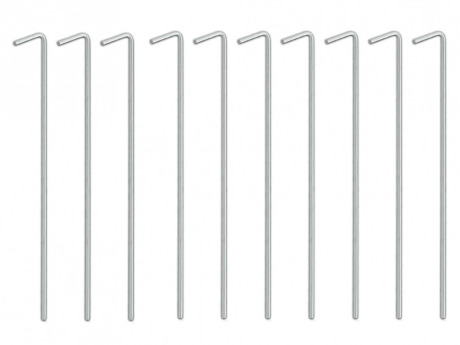 Stålteltpløkker 24 cm, 10 stykker