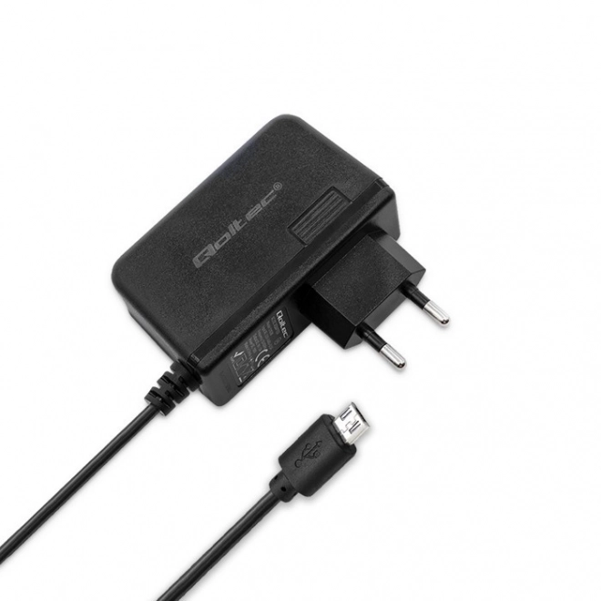 Oplader Qoltec 15W med micro USB-kabel